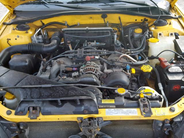 4S4BT62C636110218 - 2003 SUBARU BAJA SPORT YELLOW photo 7