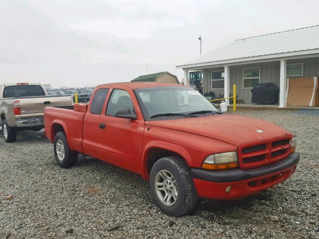 1D7HL32X23S155119 - 2003 DODGE DAKOTA SPO RED photo 1