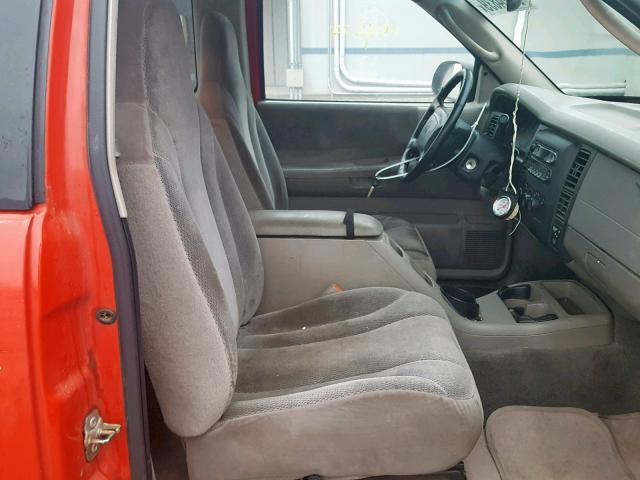 1D7HL32X23S155119 - 2003 DODGE DAKOTA SPO RED photo 5