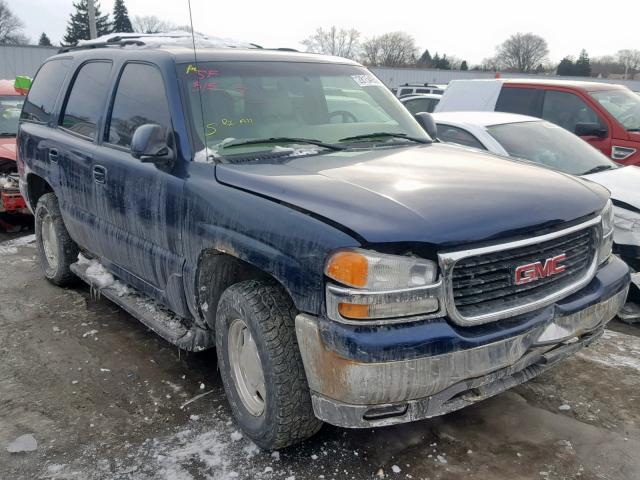 1GKEK13Z32J125964 - 2002 GMC YUKON BLUE photo 1