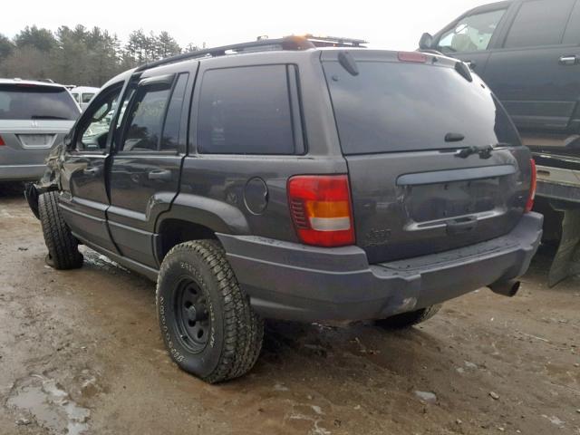 1J4GW48S34C380315 - 2004 JEEP GRAND CHER GRAY photo 3