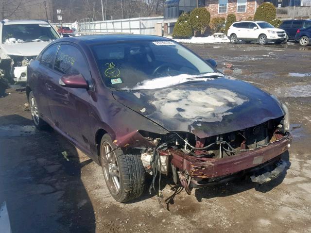 JTKDE177150002058 - 2005 TOYOTA SCION TC MAROON photo 1