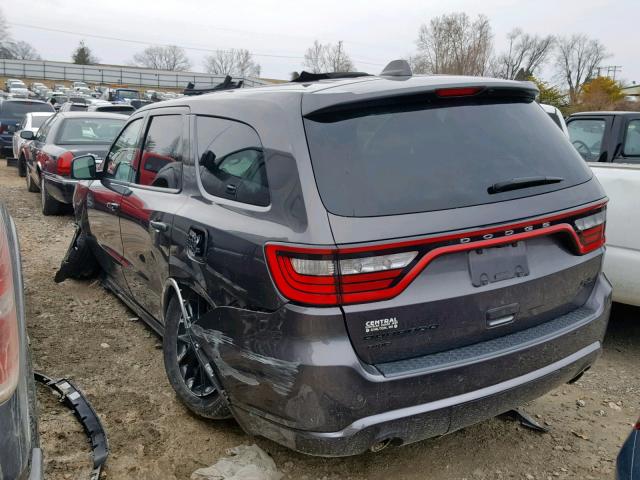 1C4SDJCTXFC781920 - 2015 DODGE DURANGO R/ GRAY photo 3