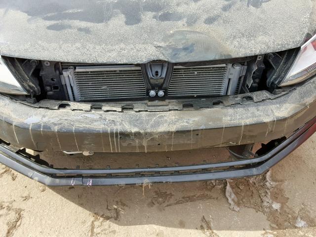 3VW1K7AJ7FM322233 - 2015 VOLKSWAGEN JETTA BASE BLACK photo 9