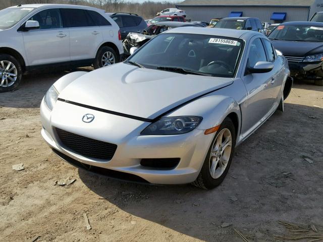 JM1FE17N950146097 - 2005 MAZDA RX8 SILVER photo 2