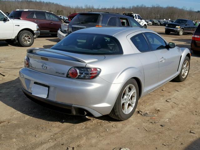 JM1FE17N950146097 - 2005 MAZDA RX8 SILVER photo 4