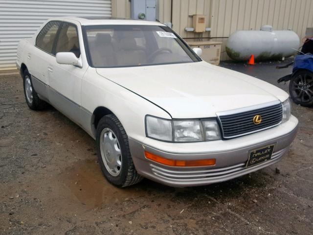 JT8UF11E2P0162849 - 1993 LEXUS LS 400 WHITE photo 1