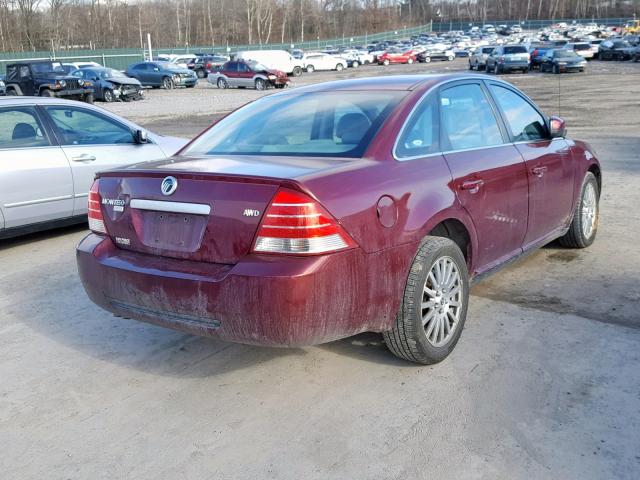 1MEFM43136G615795 - 2006 MERCURY MONTEGO PR 栗色 照片 4