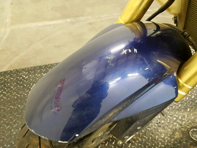 JS1GN7CA742106981 - 2004 SUZUKI GSX-R600 K BLUE photo 9