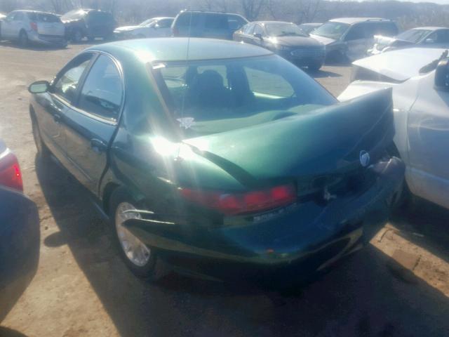 1MEFM53U6XA661531 - 1999 MERCURY SABLE LS GREEN photo 3