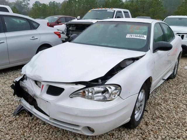 1G2NF52E73C306050 - 2003 PONTIAC GRAND AM S WHITE photo 2