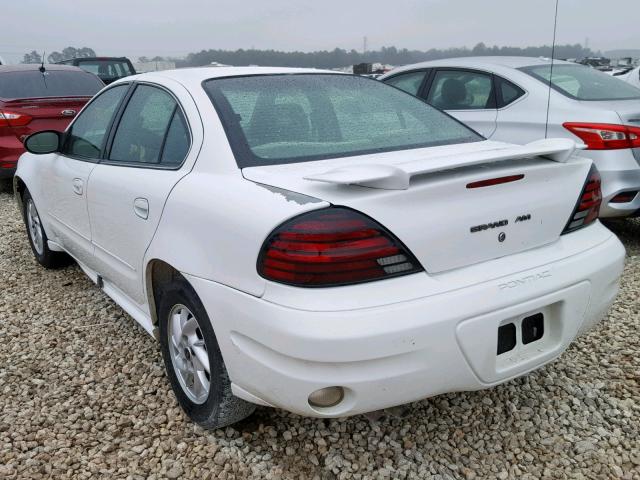 1G2NF52E73C306050 - 2003 PONTIAC GRAND AM S WHITE photo 3