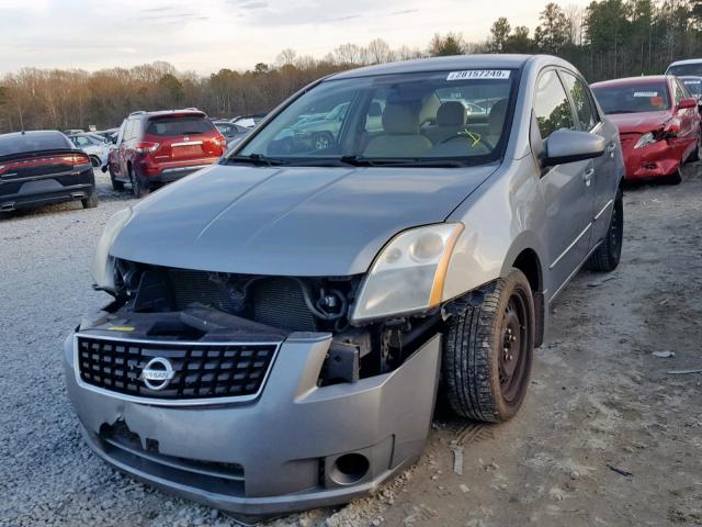 3N1AB61E28L690959 - 2008 NISSAN SENTRA 2.0 GRAY photo 2