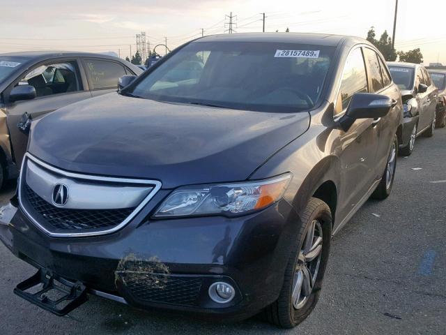 5J8TB3H56DL014712 - 2013 ACURA RDX TECHNO GRAY photo 2