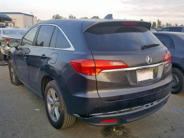 5J8TB3H56DL014712 - 2013 ACURA RDX TECHNO GRAY photo 3