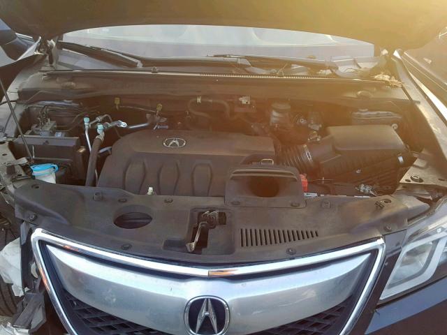 5J8TB3H56DL014712 - 2013 ACURA RDX TECHNO GRAY photo 7