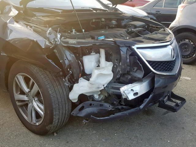 5J8TB3H56DL014712 - 2013 ACURA RDX TECHNO GRAY photo 9