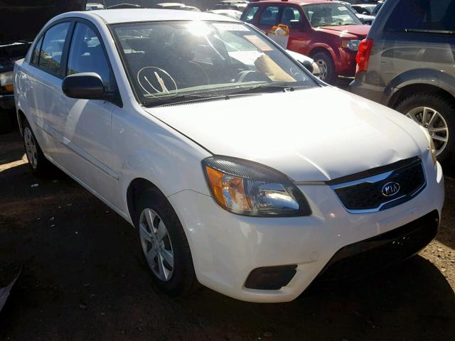 KNADH4A32B6955499 - 2011 KIA RIO BASE WHITE photo 1