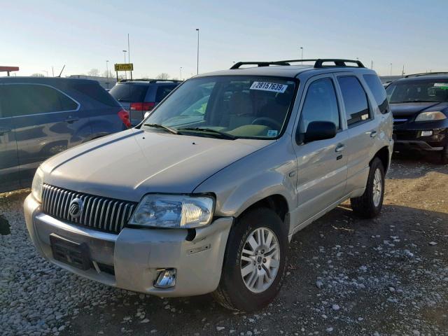 4M2YU81117KJ16586 - 2007 MERCURY MARINER LU GOLD photo 2