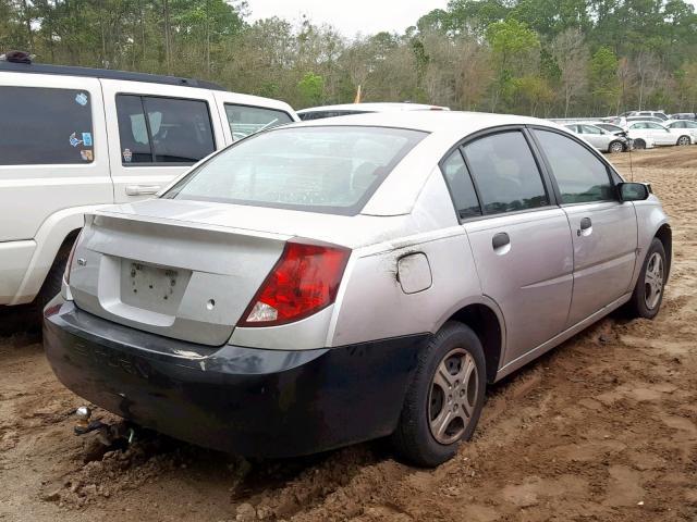 1G8AG54F95Z112000 - 2005 SATURN ION LEVEL SILVER photo 4