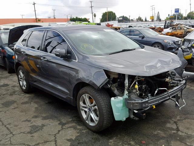 2FMPK3K95HBB58233 - 2017 FORD EDGE TITAN GRAY photo 1