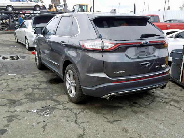 2FMPK3K95HBB58233 - 2017 FORD EDGE TITAN GRAY photo 3