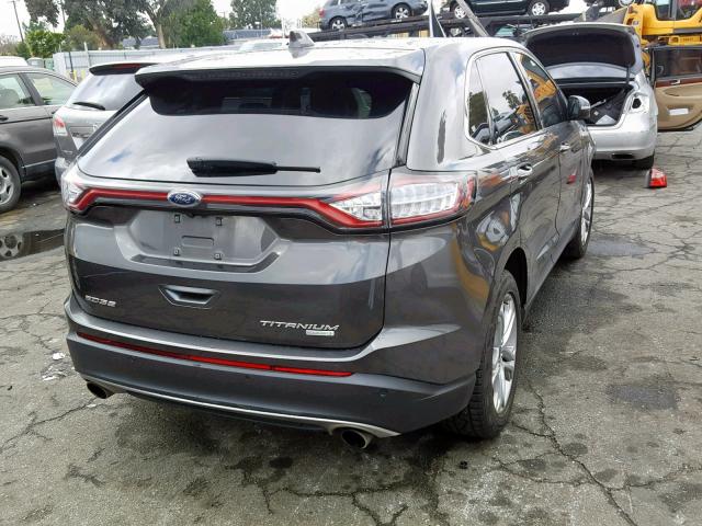 2FMPK3K95HBB58233 - 2017 FORD EDGE TITAN GRAY photo 4