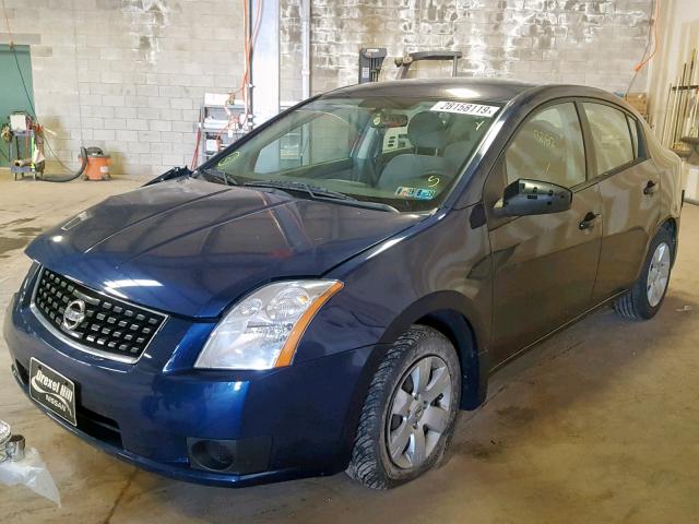 3N1AB61E18L764632 - 2008 NISSAN SENTRA 2.0 BLUE photo 2