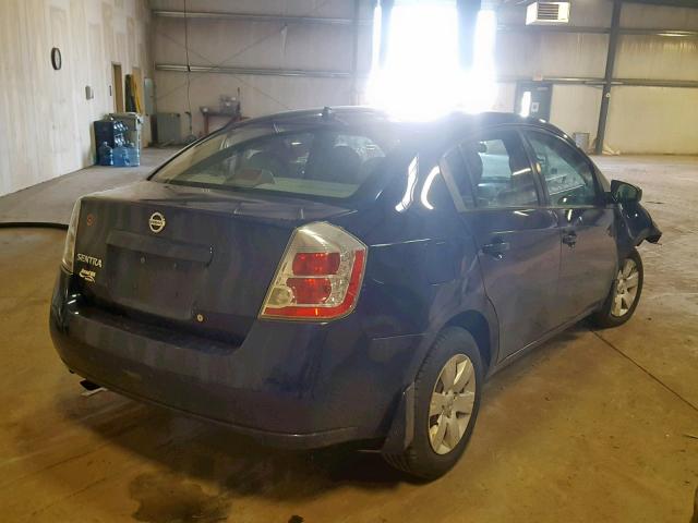 3N1AB61E18L764632 - 2008 NISSAN SENTRA 2.0 BLUE photo 4