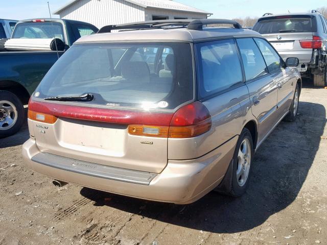 4S3BK4353X6301290 - 1999 SUBARU LEGACY L GOLD photo 4