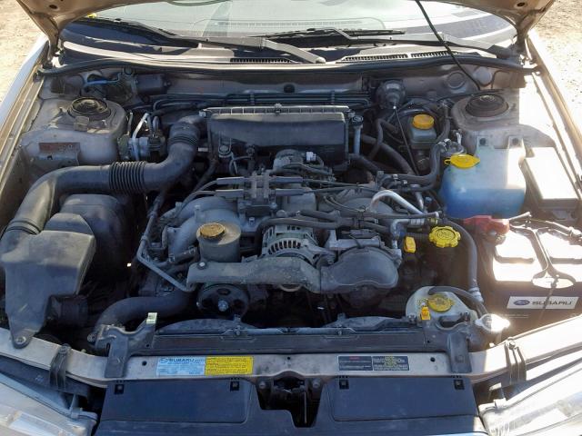 4S3BK4353X6301290 - 1999 SUBARU LEGACY L GOLD photo 7