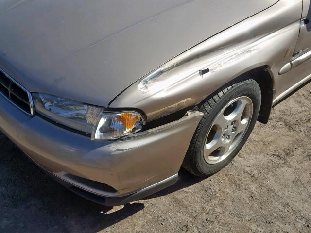 4S3BK4353X6301290 - 1999 SUBARU LEGACY L GOLD photo 9