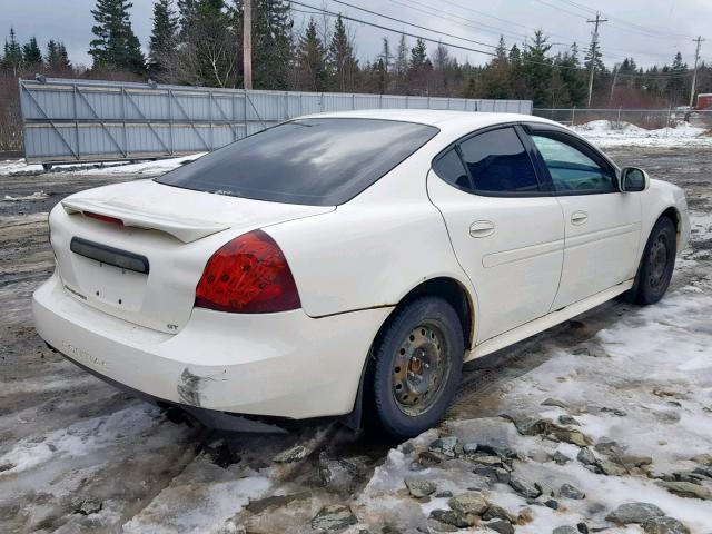 2G2WS542351339798 - 2005 PONTIAC GRAND PRIX WHITE photo 4