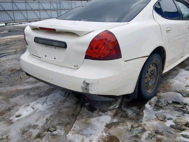 2G2WS542351339798 - 2005 PONTIAC GRAND PRIX WHITE photo 9