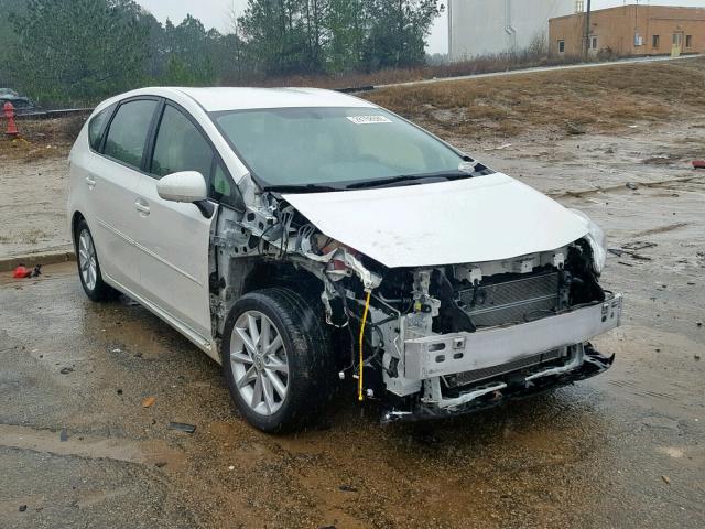 JTDZN3EU2D3195979 - 2013 TOYOTA PRIUS V WHITE photo 1