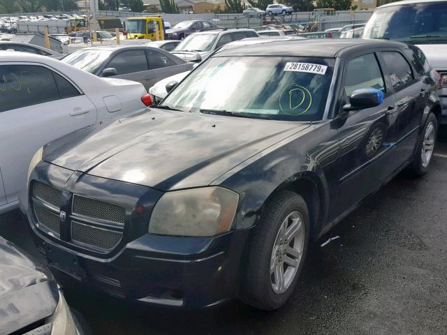 2D4FV47T26H141520 - 2006 DODGE MAGNUM SE BLACK photo 2