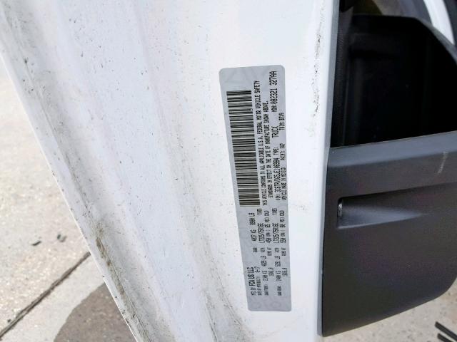 3C6TRVDG5JE106984 - 2018 RAM PROMASTER 白色 照片 10