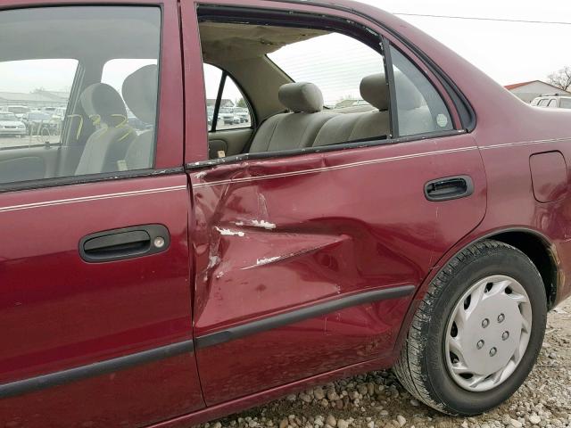 2T1BR12E2WC086620 - 1998 TOYOTA COROLLA VE BURGUNDY photo 9