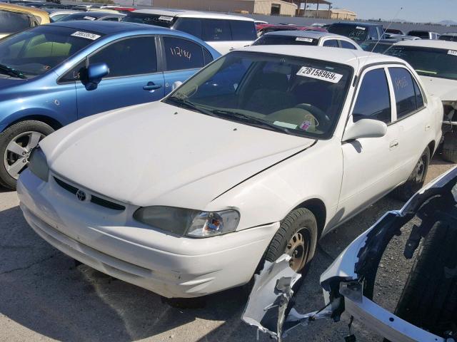 1NXBR12E7WZ015721 - 1998 TOYOTA COROLLA VE WHITE photo 2