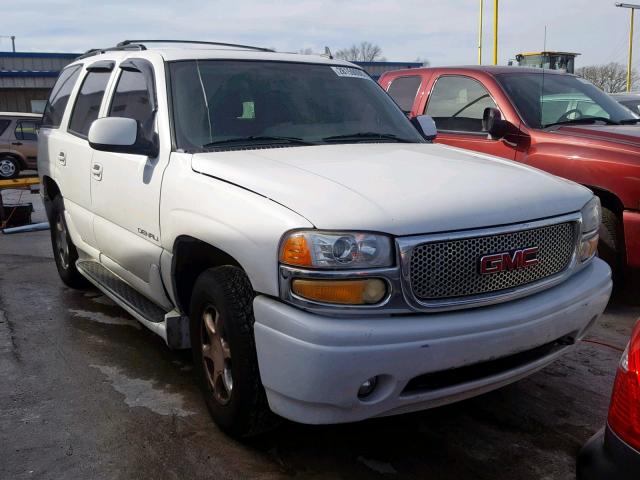 1GKEK63U36J150760 - 2006 GMC YUKON DENA WHITE photo 1