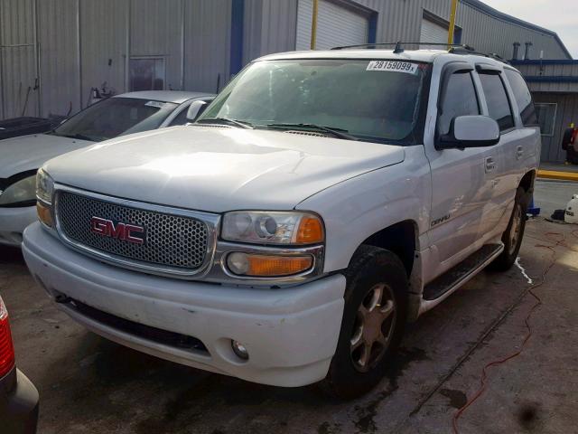 1GKEK63U36J150760 - 2006 GMC YUKON DENA WHITE photo 2