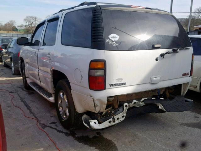 1GKEK63U36J150760 - 2006 GMC YUKON DENA WHITE photo 3