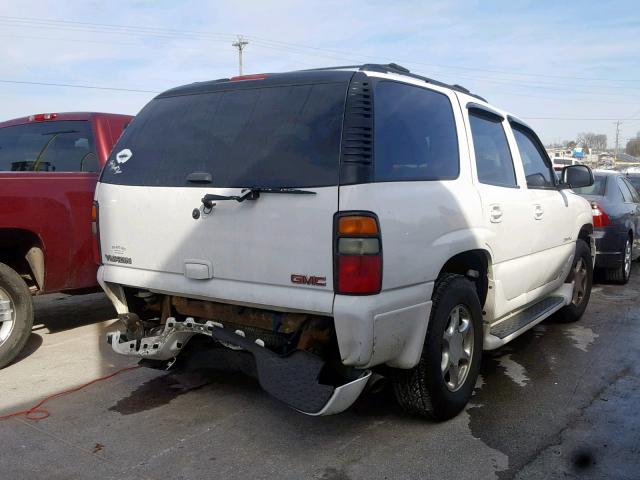 1GKEK63U36J150760 - 2006 GMC YUKON DENA WHITE photo 4