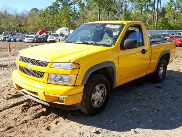 1GCCS148868278488 - 2006 CHEVROLET COLORADO YELLOW photo 2