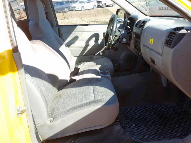 1GCCS148868278488 - 2006 CHEVROLET COLORADO YELLOW photo 5