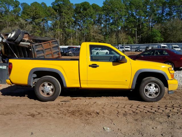 1GCCS148868278488 - 2006 CHEVROLET COLORADO YELLOW photo 9