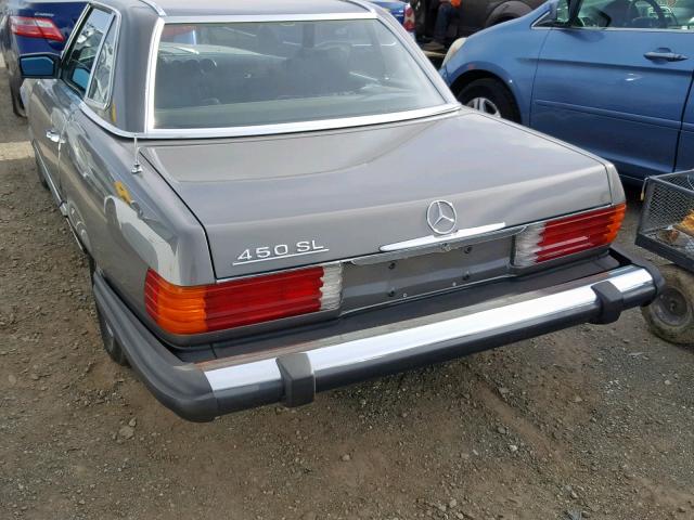 10704412060553 - 1980 MERCEDES-BENZ 450SL GRAY photo 3