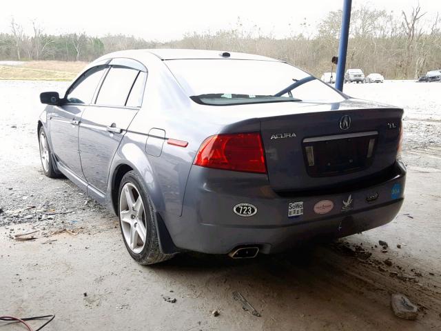 19UUA66266A038749 - 2006 ACURA 3.2TL GRAY photo 3