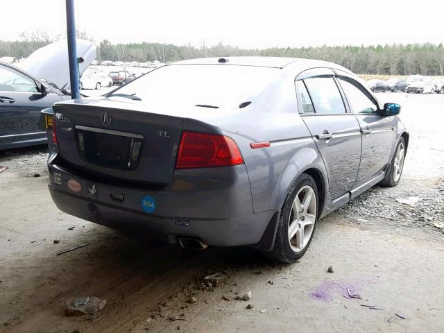 19UUA66266A038749 - 2006 ACURA 3.2TL GRAY photo 4