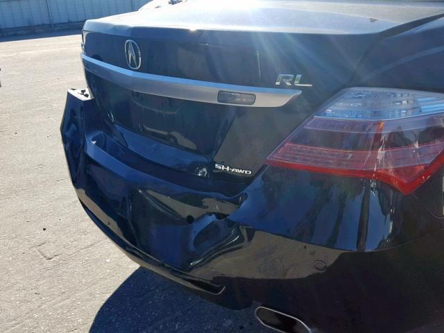 JH4KB2F6XBC000310 - 2011 ACURA RL BLACK photo 9